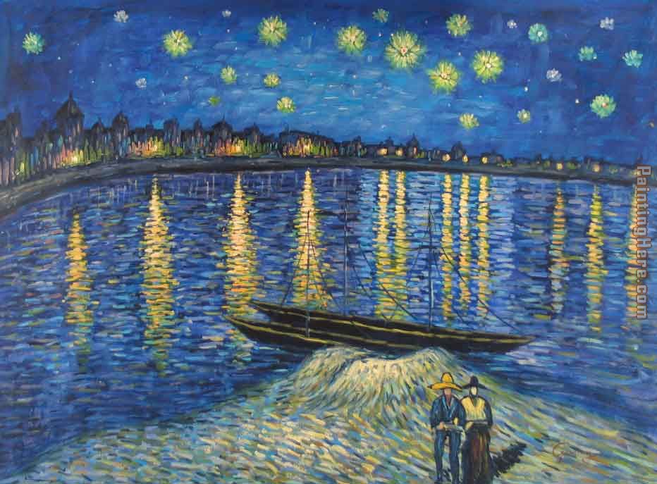 Vincent van Gogh Starry Night Over the Rhone 2